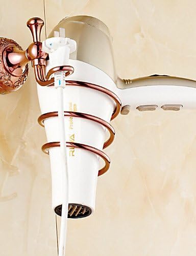 YSDSS Bathroom Shelves,Rose Gold Wall Mounted Electric hair dryer,Bathroom Accessory JTWM