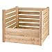 Greenes Fence Cedar Wood Composter, 23.25 Cu ft / 173.92 gallons - Made in USA with North American Cedar