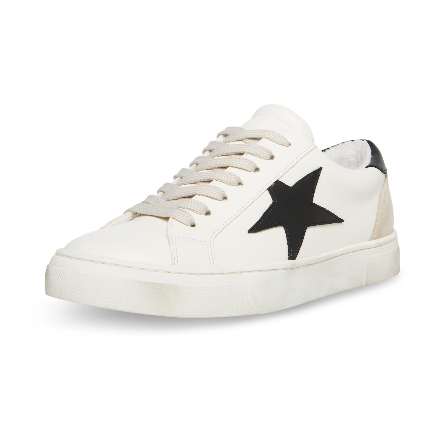 Steve Madden Women’s Rezume Sneaker, Black Multi, 10