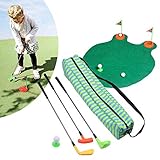 Eighth Creation Kids Golf Club Toys - Best Golf Clubs, Putting Green Mat, & Mini Golf Bag Play Set for Toddler & Preschool Children | Great Educational Starter Kit for Happy Indoor & Outdoor Golfing