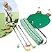 Eighth Creation Kids Golf Club Toys - Best Golf Clubs, Putting Green Mat, & Mini Golf Bag Play Set for Toddler & Preschool Children | Great Educational Starter Kit for Happy Indoor & Outdoor Golfing