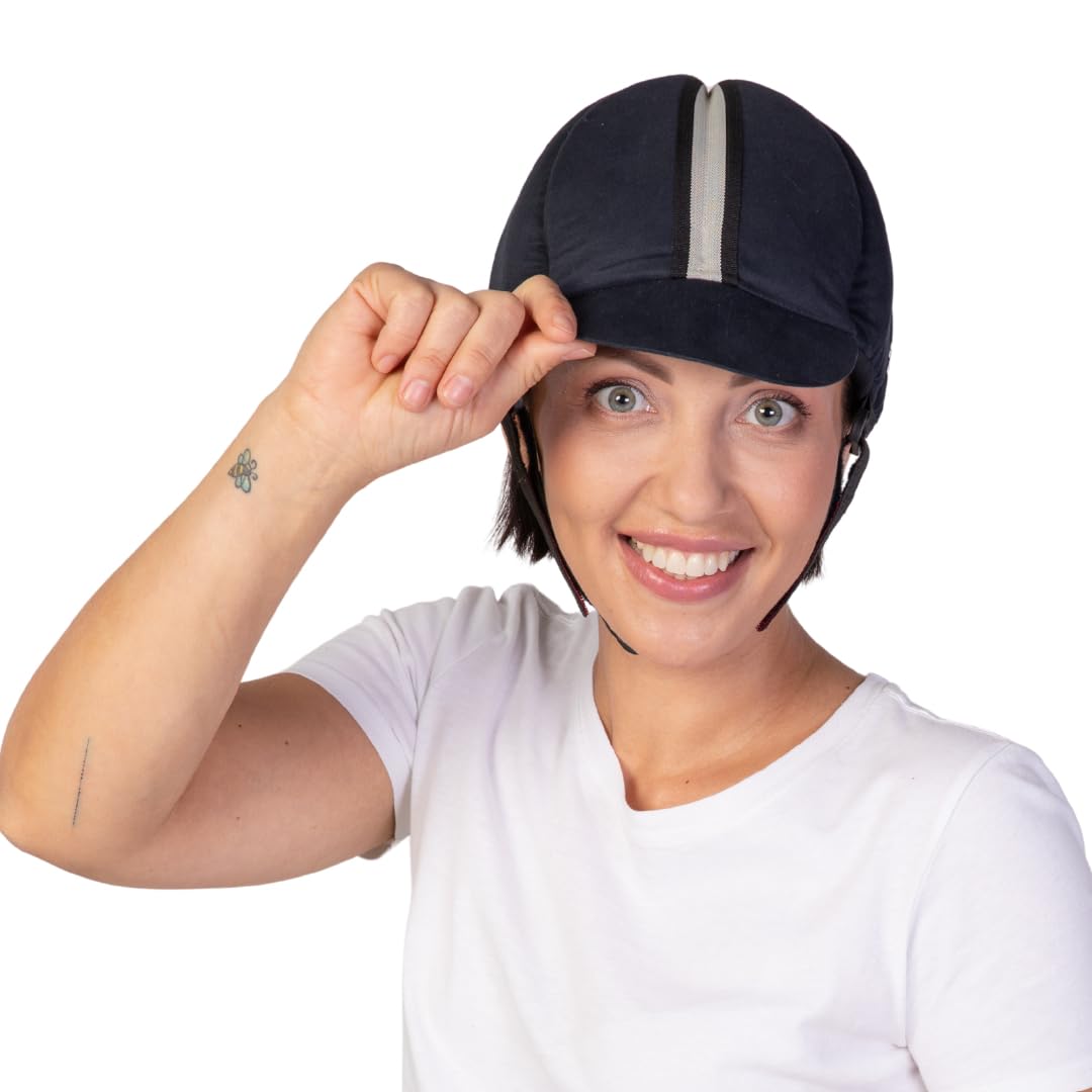 Ribcap Hardy Medical Helmet | Navy Blue | Small (53-55 cm) | Protective Medical Helmet for Adults | Padded Hat for Elderly Falls | Epilepsy Seizure Hat | Fashionable & No Stigma