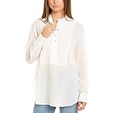 Vince Women's Easy Bib Front Button Down