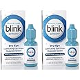 BLINK GelTears Eye Drops for Dry Eyes, Gel Lubricating Eye Drops, Instantly Soothing, Moisturizing & Extra Long-Lasting Hydrating Eye Care for Moderate to Severe Dry Eye Symptom Relief, 0.34 fl oz