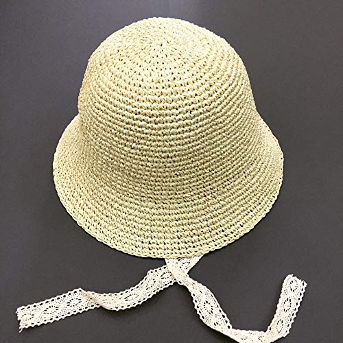 image for The Bunny Baby Sun Hat, Toddler Straw Sun Hat with Wide Brim Sun Prote