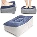 Audew Inflatable Foot Rest Pillow Cushion Travel Ottomans Home Relax Reduce DVT Risk on Flights