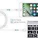 [Apple MFi Certified] iClever BoostLink 6ft (1.8m) Premium 8-Pin Lightning to USB Cable with Ultra Compact Connector Head for iPhone 6s 6 plus 5s 5, iPad Pro/Air/Mini, 4th, iPod touch 5 / nano 7, White