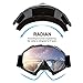 Wellovar Motorcycle Goggles,ATV Goggles Dirt Bike Ski Goggles Windproof Scratch Resistant Combat Goggles Adjustable UV Protective Safety Outdoor Glasses for Cycling, Climbing, etc