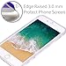 BAISRKE Shiny Rose Gold Marble Design Clear Bumper Matte TPU Soft Rubber Silicone Cover Phone Case Compatible with iPhone 7 Plus iPhone 8 Plus Colorful
