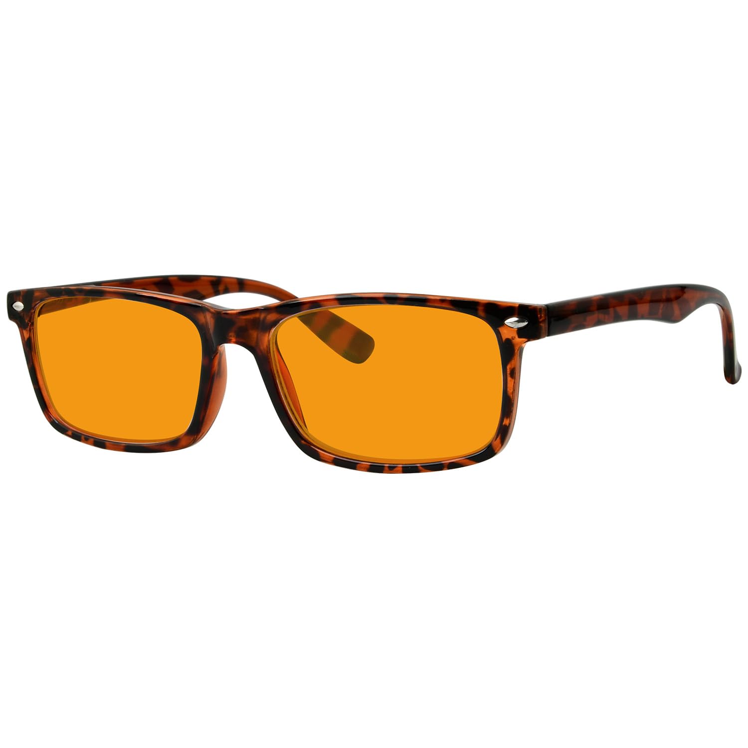 Eyekepper Nighttime Blue Light Blocking Reading Glasses Men Women with Orange Tinted Filter Lens - Digital Screen Glare Ray Computer Glasses - Tortoise +2.50 — image 1