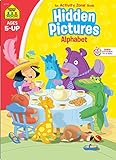 School Zone - Hidden Pictures Alphabet Workbook - Ages 5 and Up, ABCs, Picture Puzzles, Hidden Objects, Rhyming, Letter Sounds, and More (School Zone Activity Zone&reg; Workbook Series)