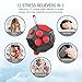 XDesign Fidget Cube 12 Sides Cube Attention Toy, Relieves Stress and Anxiety, Relax for Children and Adults, 12 Sided Fidget Dice Premium Quality 12 Sided Figit Cube Puzzle Toy, Black/Red