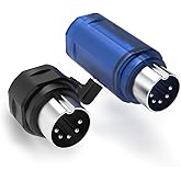 CME WIDI Master Blue - Limited Edition Premium Bluetooth MIDI Adapter via 5-pin DIN - Ultra Low 3ms Latency - Advanced Wirele