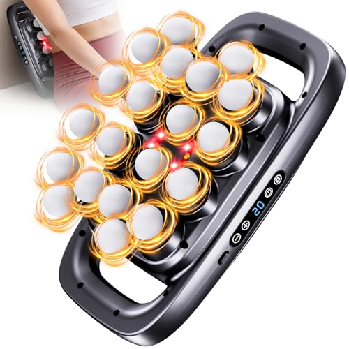 20 Head Massage Gun 3 Modes & 30 Speed - Deep Tissue Percussion Massager for Sports, Muscle Recovery and Large Muscle Groups