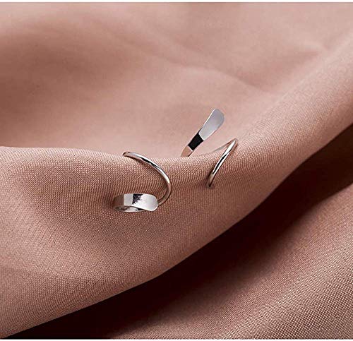 Minimalist Ear Climber 925 Sterling Silver Earrings for Women Teen Girls Cuff Wrap Earrings Hypoallergenic