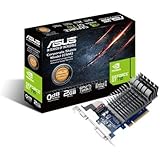 ASUS GT 710 2GB DDR3 64bit Dual Slot, Passive Low Profile Graphics Cards, Blue/Silver 710-2-SL-CSM
