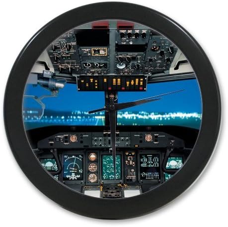 Aircraft / Airplane Cockpit Custom Elegant Wall Clock 100% Quartz