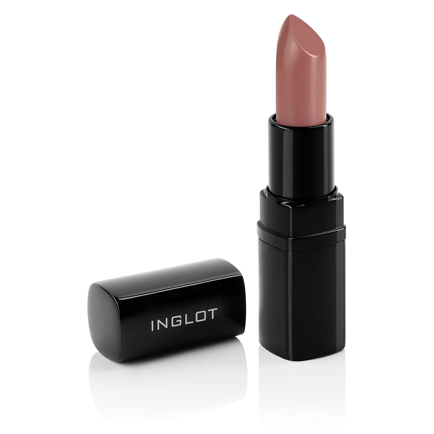 Inglot LipSatin Lipstick - Creamy lipstick with a satin finish | Moisturising lipstick with intense colour | Long-lasting | Intense colour | 4.5 g | 340