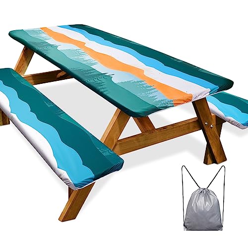 Play Tailor Picnic Table and Bench Covers Set