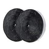 41 Feet Self Back Adhesive Tape Roll by TOPtoper Hook and Loop Strips 0.8 Inch (Black)