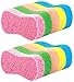Car Wash Sponges Kitchen Cleaning Sponges Scrubber (Random 10-Color Mix)