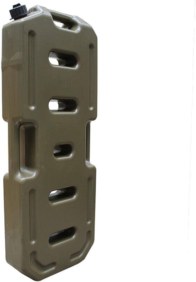 CHQYY Fuel Tank Plastic Oil Barrel - Hard Oil Barrel Travel Supplies Oil Barrels Gasoline Bucket Off-road Vehicles Reserve Fuel Tank Auto Supplies Barrel 20L (Color : Armygreen-20L)