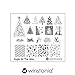 Winstonia Christmas Holiday Nail Art Stamping Image Plate Festive Winter Manicure - Jingle All The Way