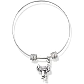Dave The Bunny English Riding Horse Saddle Fancy Charm Bangle