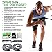 SMASH SPEED Resistance Running Exercise Bungee Bands (Waist) - Set of 2 - Agility, Gym, Fitness, Basketball and Soccer Training Equipment - 4 and 8 Ft, 80 Lb Strength with Speed Bands Set