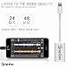 SINGB Splitter and Lightning Adapter Dual Headphone Jack Audio and Charge Cable for IPhone 7/7 Plus