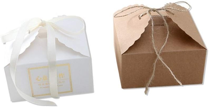 Papel Kraft Galleta de la Tarjeta Blanca de la Caja Cuadrada de West Point Caja de