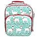 Insulated Lunch Box w Snack Pocket & Water Bottle Holder-Girls or Kids Llama School Lunchbox Tote Keeps Food Hotter or Colder Longer- Reusable Bag Fits Most Bento Boxes, Ice Packs- Back To School
