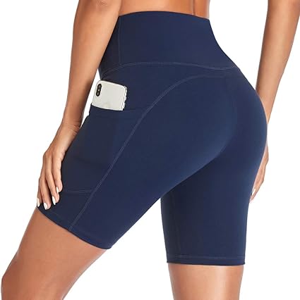 Gimdumasa Kurze Sporthose Damen Hohe Taille Leggings Blickdicht Kurz Radlerhose Laufhose Yogahose Tights Mit Taschen Fur Damen Sport Training Gym Fitness Yoga Gi371 Amazon De Bekleidung