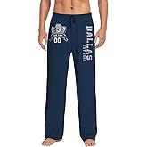 Men's Plaid Pajama Pants Custom Name Number Soft Comfy Drawstring Home Pants Lounge Pants with Pockets