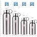 Large 50 oz Vacuum Insulated Stainless Steel Water Bottle, Double Walled, Leak Proof, Food Grade Wide Mouth Coffee Mug for Travel Camping Outdoor Sports, Keeps Drink Hot & Cold