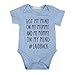 IU Newborn Baby Got My Mind On My Mommy Short Sleeve Funny Bodysuits Rompers Outfits, Short Sleeve Babysuit, Baby Shower Gift,Blue,70/3-6Months