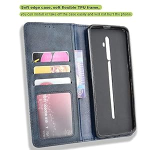LAGUI Adatto per Oppo Reno2 Z Cover Protettiva in Morbido TPU + PU Custodia Portafoglio a Chiusura Magnetica con… - immagine 3
