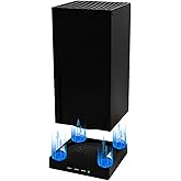Raryars Cooling Fan for Xbox Series X with 3 USB Port Xbox Series X External Cooler Turbo Temperature Control Fan Console Standing Mount Cooling System