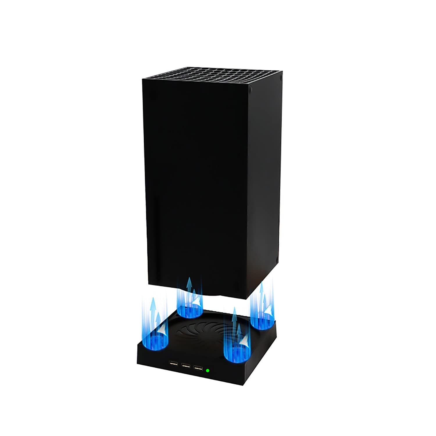 Photo 1 of Raryars Cooling Fan for Xbox Series X with 3 USB Port Xbox Series X External Cooler Turbo Temperature Control Fan Console Standing Mount Cooling System