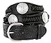 Walking Liberty Memorial Coin Concho Western Embossed Leather Belt