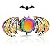 MAYBO SPORTS Wiitin Batman Fidget Hand Spinner Made by Metal, Bat-Symbol Novelty Toy, Mixed Color