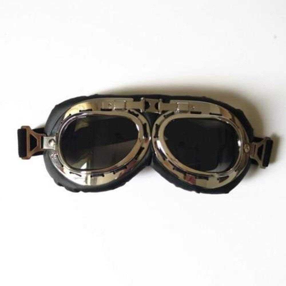 scooter Retro Aviator Pilot Vintage Goggles for Motorcycle Cruiser Cafe