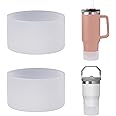 MLKSI 2Pcs Silicone Boot for Stanley 40 oz 30 oz Cup Accessories, Protector Silicone Water Bottle Bottom Sleeve for Stanley 40 oz 30 oz Tumbler Simple Modern Tumbler