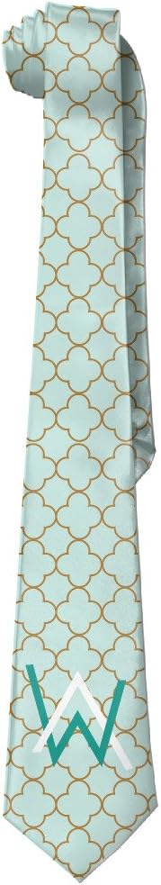 MEIDINGT Alan Walker Classic Logo Necktie Skinny Ties / New Novelty Necktie