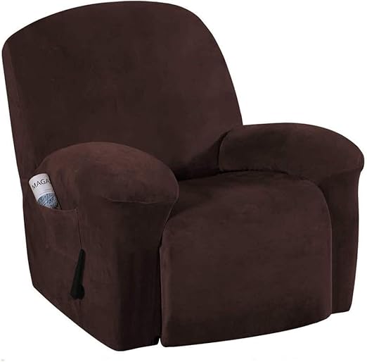 SILOLA Samtträgerlose Sofabezug-Möbelschutz Samtcouchbezug für