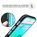 iPhone 6s Case, LoHi iPhone 6 Case Soft Touch [Ultra Slim-Fit] Shock Absorption Anti-Scratch Flexible TPU Bumper Cover Case for Apple iPhone 6 6s - Aqua Green Black
