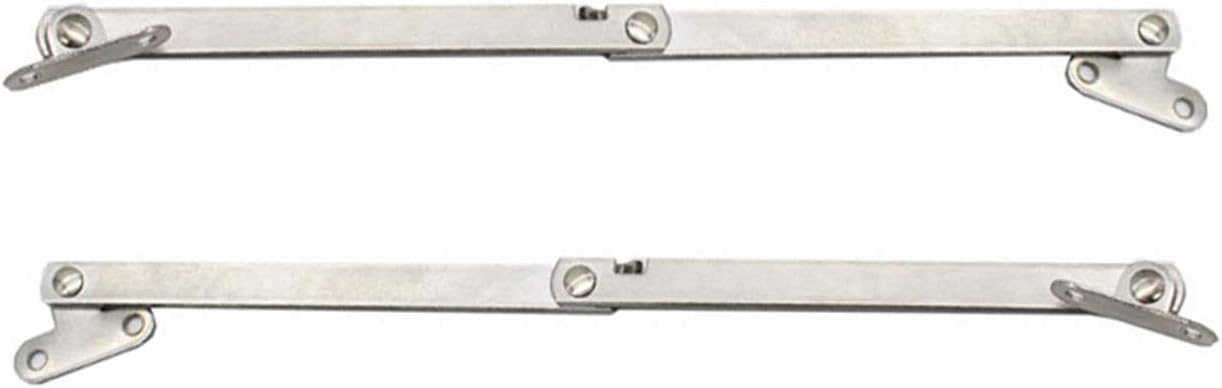 Lid Support Karcy 2pcs Stainless Steel Rotatable Folding Soft Close Lid Stay Support Hinges Silver