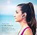 Bluetooth Headphones, TOTU Wireless Sports Earphones in Ear Earbuds W/Mic Noise Cancelling Secure Fit for Gym Running Workout (IPX5 Sweatproof, Stereo, 8 Hours Playtime)