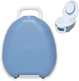 My Carry Potty Travel Potty Blue Pastel – Leaktight Portable Toddler Toilet Seat