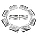 MagiDeal 10 Pieces 10 Teeth Metal Black Wig Combs Hair Pins Clips DIY for Women Beauty